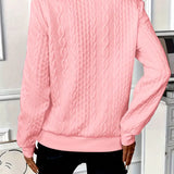 Chloe - Lässiges Sweatshirt Mit Langen Ärmeln Und Reißverschluss