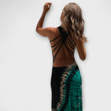 Livia - Maxikleid mit Sternenhimmel und Batik