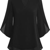 Annelyn | Luxe Geschichtete Bluse