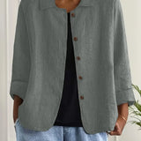 Marilla™ – Klassischer leichter Hemd-Cardigan