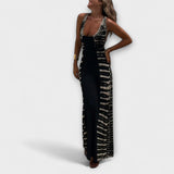 Livia - Maxikleid mit Sternenhimmel und Batik