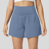 Luigia - 2 In 1 Yoga Shorts Mit Hoher Taille