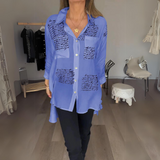 Carla™ | Handgeschriebene Button-Up-Bluse
