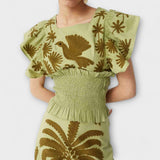 Amy - Elegantes Kleid mit Palmen