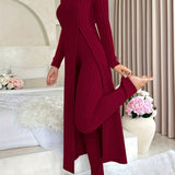 Aldea™ - Gemütliches Zwei-Teile Ribbed Lounge Set