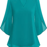 Annelyn | Luxe Geschichtete Bluse