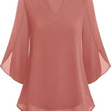 Annelyn | Luxe Geschichtete Bluse