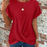 Carrie™ - Bequemes T-Shirt mit Twist-Saum