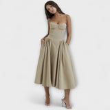 Rosalie - Elegantes ärmelloses Korsettkleid
