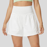 Luigia - 2 In 1 Yoga Shorts Mit Hoher Taille