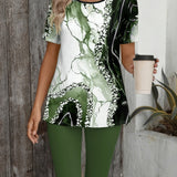 Luna™ | Dehnbares Bedrucktes Zweiteiliges Outfit