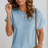 Becky™ | Lässiges Lochmuster-Top