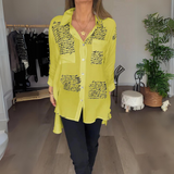Carla™ | Handgeschriebene Button-Up-Bluse