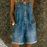 Zoë | Damen Overall mit Knöpfen und Taschen