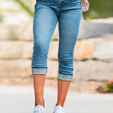 Winnie™ – Retro Hochtaillierte Capri-Hosen