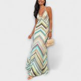 Remi - Maxi Kleid mit buntem Zickzackmuster von Missoni