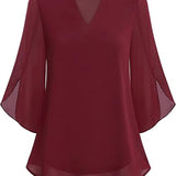Annelyn | Luxe Geschichtete Bluse