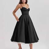 Ophira™ - Elegantes Korsett-Midi-Kleid