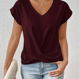 Cleo™ - Lässiges T-Shirt mit Sweetheart-Ausschnitt