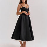 Ophira™ - Elegantes Korsett-Midi-Kleid