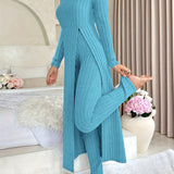 Aldea™ - Gemütliches Zwei-Teile Ribbed Lounge Set