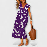 Linae – Kleid Lagana mit V-Ausschnitt