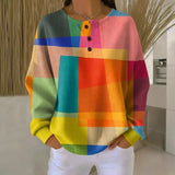 Buntes Vintage-Sweatshirt