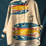 Darcy™ - Fisch Kunst Shirt
