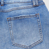 Jeans mit mittelhohem Bund und gerader Passform