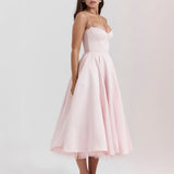 Ophira™ - Elegantes Korsett-Midi-Kleid