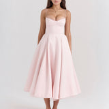 Ophira™ - Elegantes Korsett-Midi-Kleid