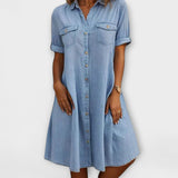 Lässiges A-Linien-Kleid