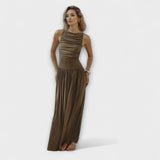 Zendaya - Lange Maxikleid aus Baumwolle