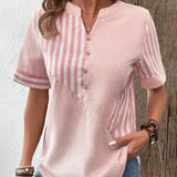 Monroe™ | Weiche gestreifte Bluse
