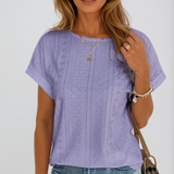 Riza™ - Lässiges Lochmuster Top