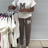 Damen Trendiges Bedrucktes Freizeit-Outfit
