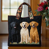 Handgefertigte Tasche - Drei Labradore