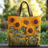 Klassische Stepp-Tasche - Sonnenblumen