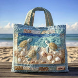 Handgefertigte Matelassé-Tasche - Meeresschildkröten
