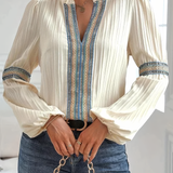 Valerie™ - Atemberaubende V-Ausschnitt-Bluse