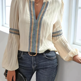 Valerie™ - Atemberaubende V-Ausschnitt-Bluse