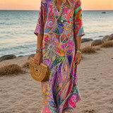 KLEMENTYNA | Lebhaftes Boho-Chic Kleid