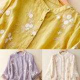 Kourtney™ | Schicke Bluse mit gestickten Akzenten
