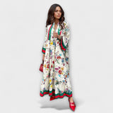 Oriana - Maxikleid mit floralem Muster