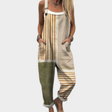 Bequeme Bedruckte Latzhose