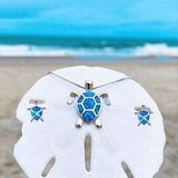 Opal Schildkröte Schmuckset