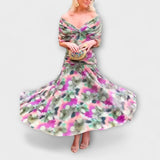 Aurora - Maxikleid mit V-Ausschnitt