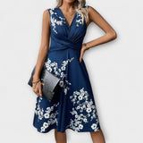 Lina - Sommerkleid mit gekreuztem Ausschnitt