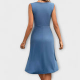 Lina - Sommerkleid mit gekreuztem Ausschnitt