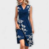 Lina - Sommerkleid mit gekreuztem Ausschnitt